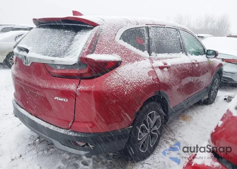 2021 Honda Cr-V Awd Ex-L z USA, uszkodzony, nr VIN 2HKRW2H84MH654438